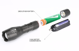 Portable Mini Flashlight LED ZOOM Torch Hunting Zoomable Flashlight Torch Light